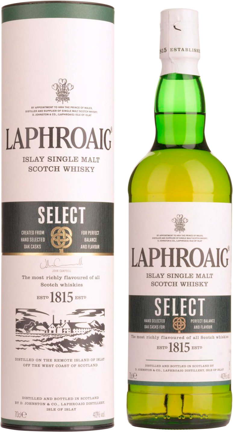 Лафройг Селект Айла Сингл Молт солодовый виски в подарочной упаковке 0.7&nbsp;л