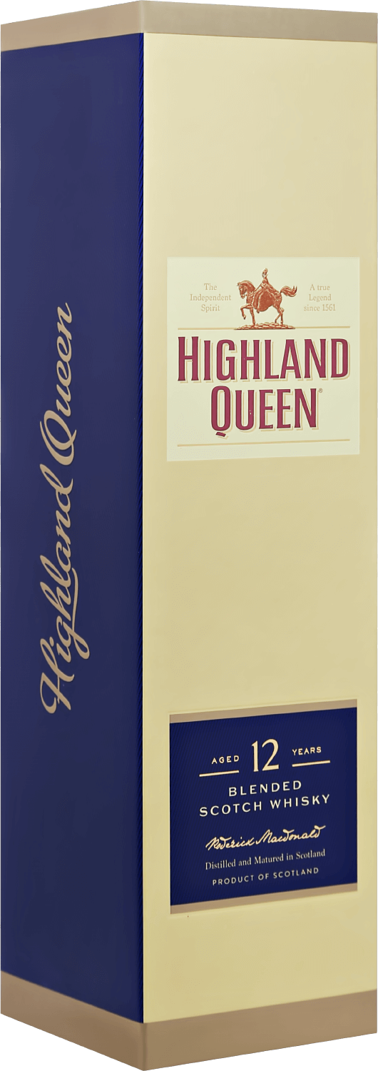 Хайлэнд Куин Блендед 12 лет купажированный виски в подарочной упаковке - 0.7&nbsp;л