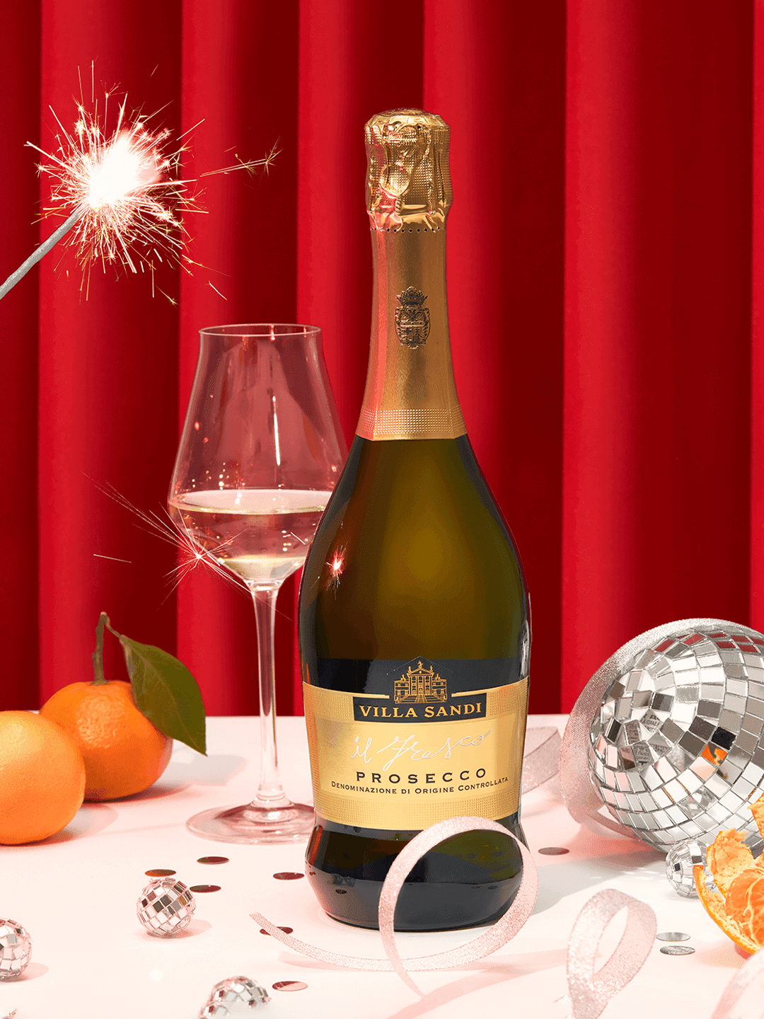 Вилла Санди Иль Фреско Просекко DOC в подарочной упаковке 2024 0.75&nbsp;л