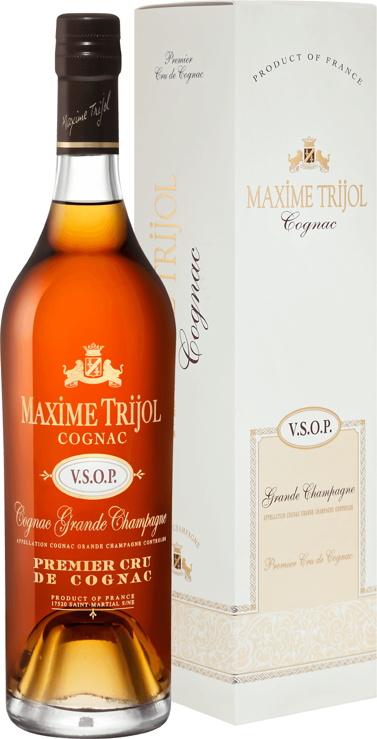 Максим Трижоль Коньяк VSOP Гранд Шампань Премье Крю в подарочной упаковке 0.7&nbsp;л