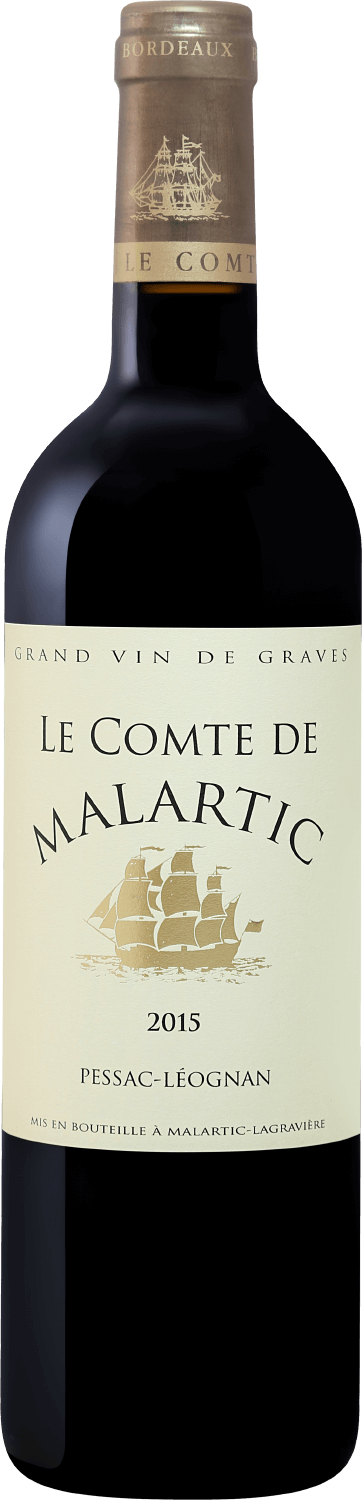 Ле Комт де Малартик Пессак-Леоньян AOC Шато Малартик-Лагравьер 2015 0.75&nbsp;л