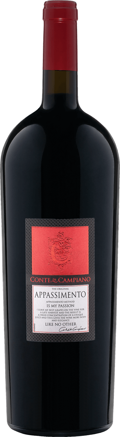 Конте ди Кампьяно Аппассименто Саленто IGT Контри Спуманти 2020 1.5&nbsp;л
