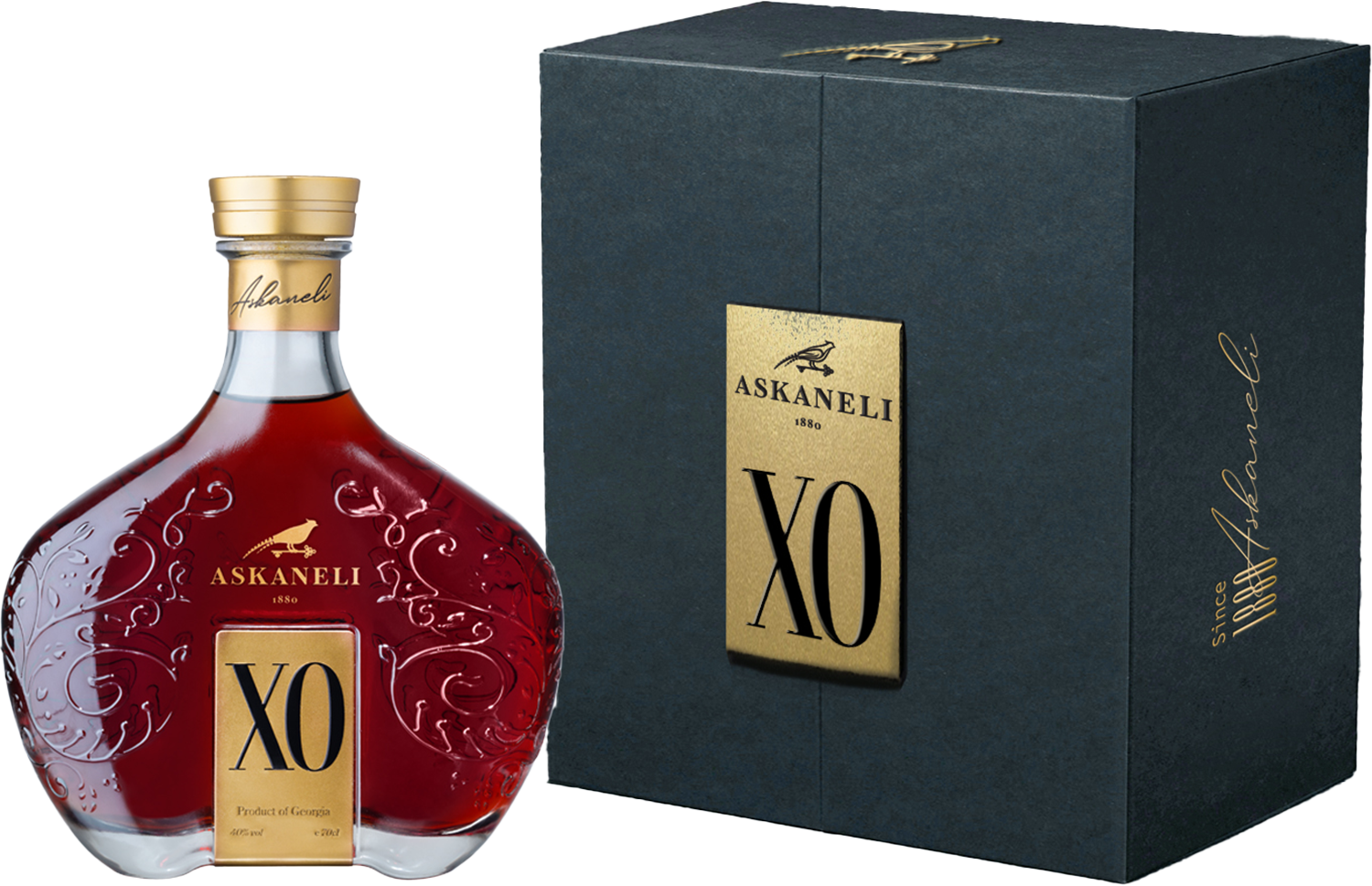 Асканели XO в подарочной упаковке 0.7&nbsp;л