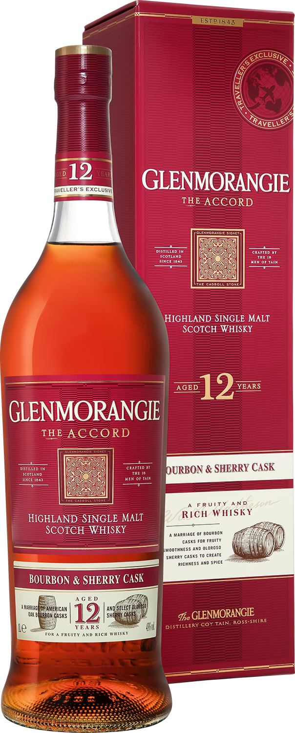 Гленморанджи Аккорд Хайлэнд Сингл Молт 16 лет Виски в подарочной упаковке 1&nbsp;л