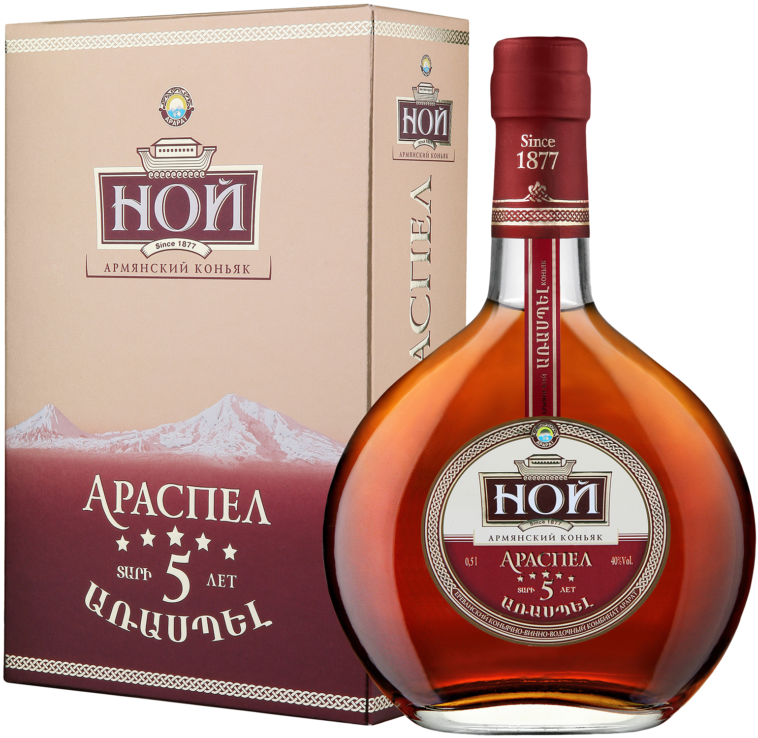 НОЙ Араспел 5 года в п/у 0.5&nbsp;л