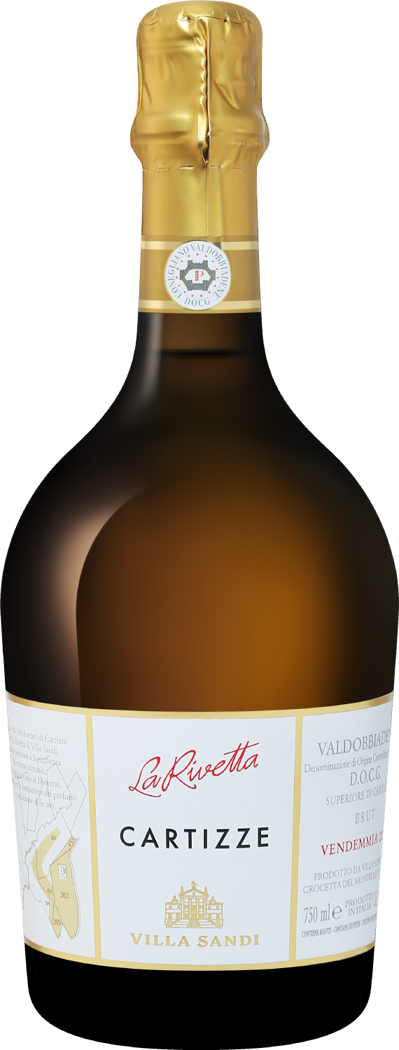 Вилла Санди Ла Риветта Просекко ди Вальдоббьядене DOCG Супериоре ди Картицце 0.75&nbsp;л