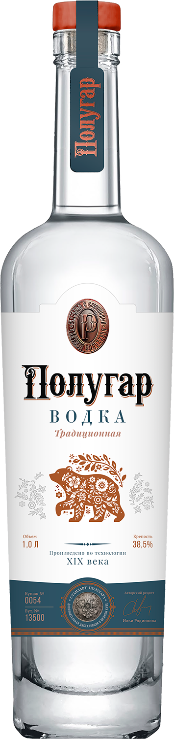 Водка Полугар 1&nbsp;л