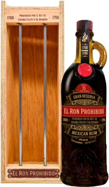 El Ron Prohibido Gran Reserva Solera Finest Blended Mexican Rum 15 YO (Подарочная упаковка), 0.7 л в Москве