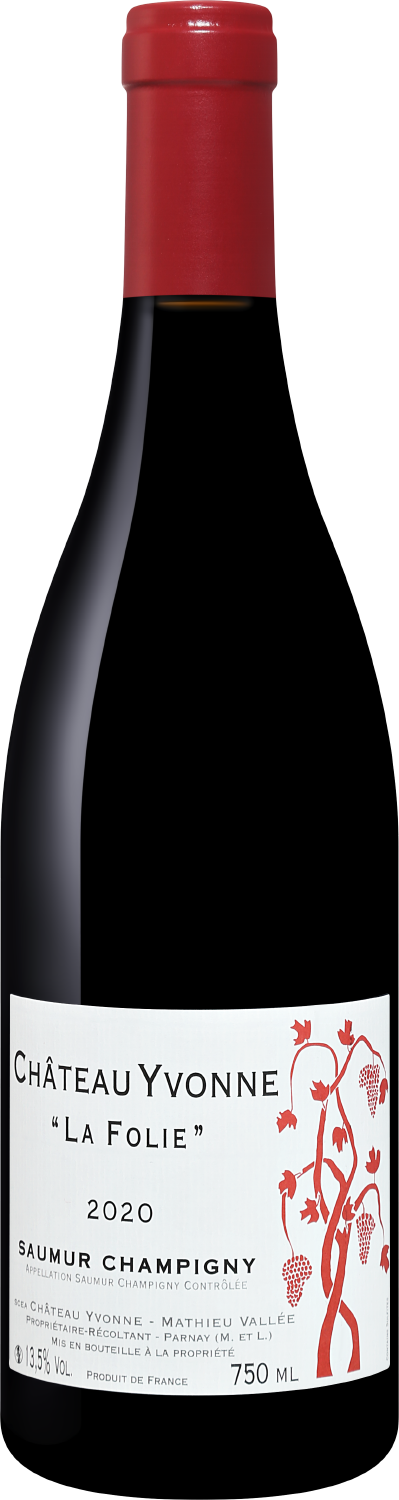 Ля Фоли Сомюр Шампиньи AOC Шато Ивонн 2015 0.75&nbsp;л