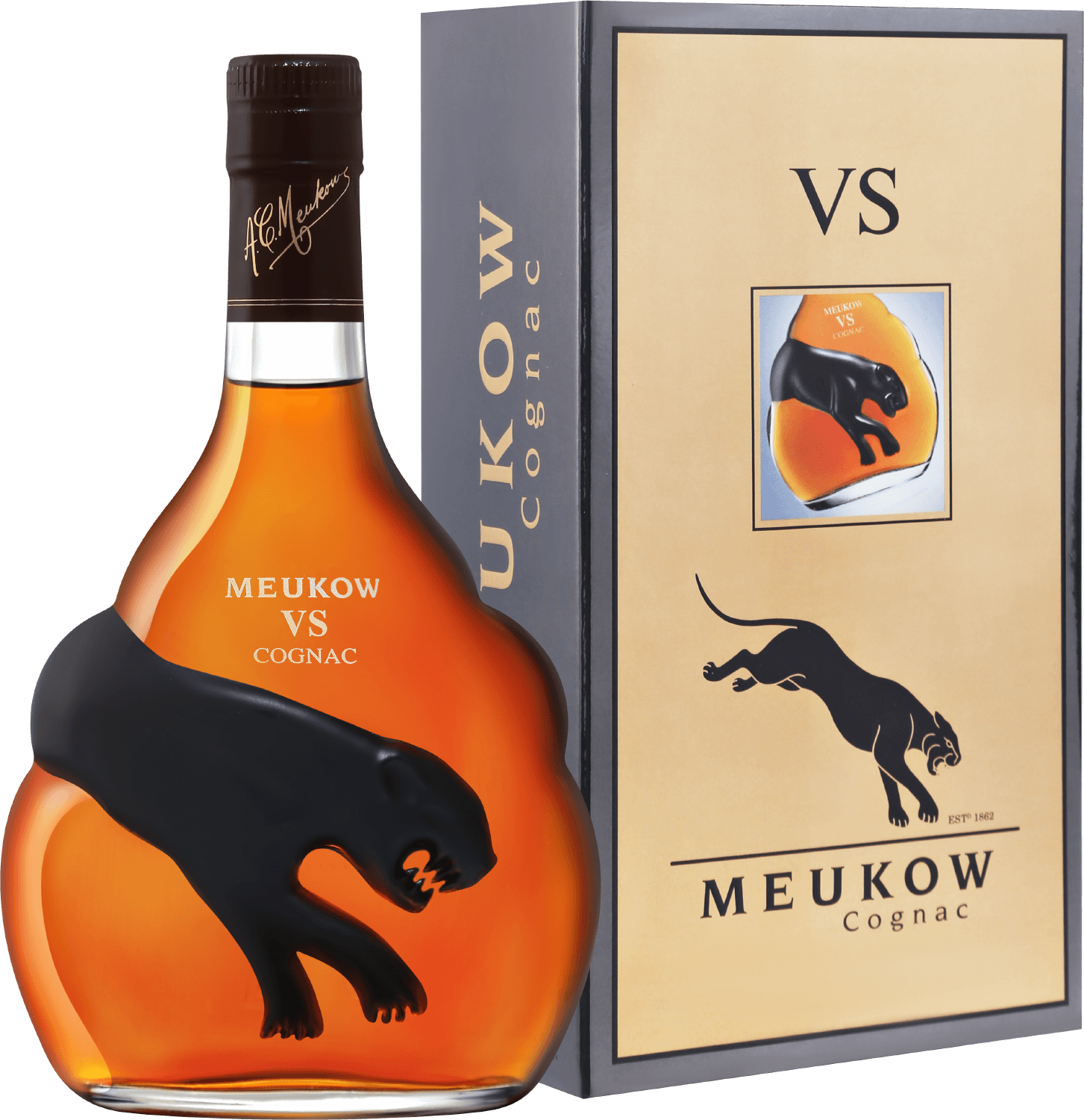 Меуков Коньяк VS в подарочной упаковке - 0.5&nbsp;л