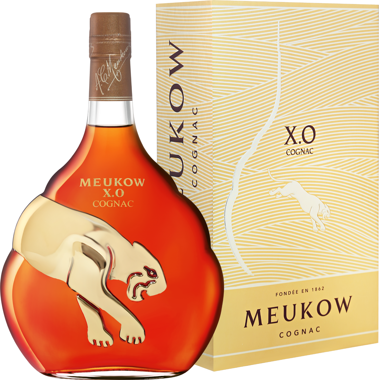 Меуков Коньяк XO в подарочной упаковке - 0.7&nbsp;л