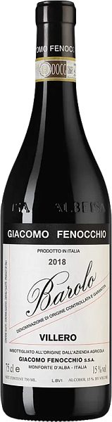 Barolo DOCG Villero Giacomo Fenocchio, 0.75 л в Москве