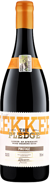 The Pledge Our Lekker Pinotage Western Cape WO Origin Wine, 0.75 л в Москве