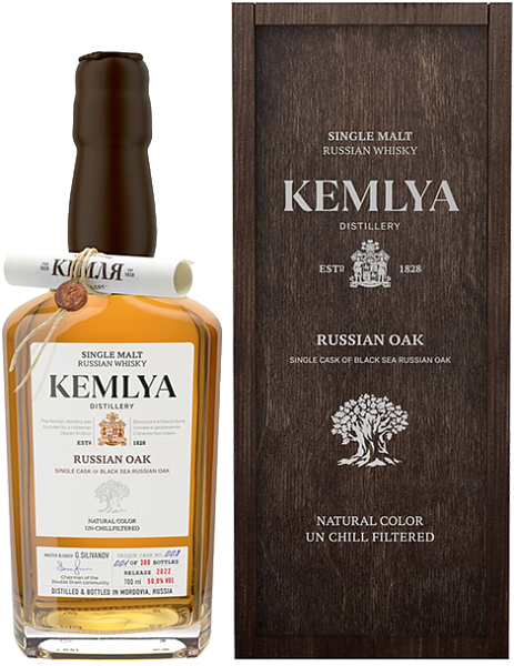 Kemlya Russian Oak Single Malt Whisky (Подарочная упаковка), 0.7 л в Москве