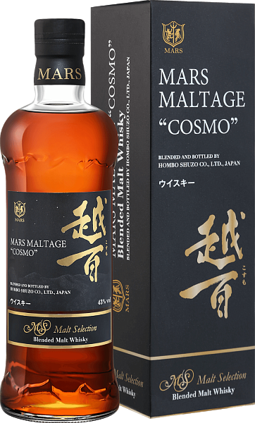 Виски Mars Maltage Cosmo Blended Malt Hombo Shuzo (Подарочная упаковка), 0.7 л в Москве