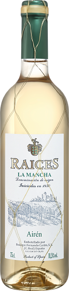 Вино Raices Airen La Mancha DO Bodegas Fernando Castro, 0.75 л в Москве