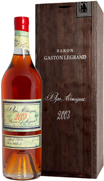 Baron Gaston Legrand 2003 Bas Armagnac (Подарочная упаковка), 0.7 л в Москве