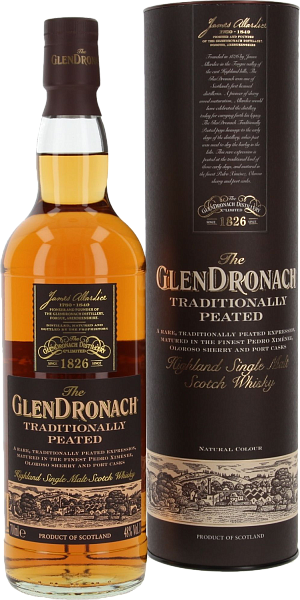 GlenDronach Traditionally Peated Highland Single Malt Scotch Whisky (Подарочная упаковка), 0.7 л в Москве