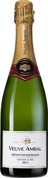 Grande Cuvee Blanc Cremant de Bourgogne AOC Brut Veuve Ambal, 0.75 л в Москве