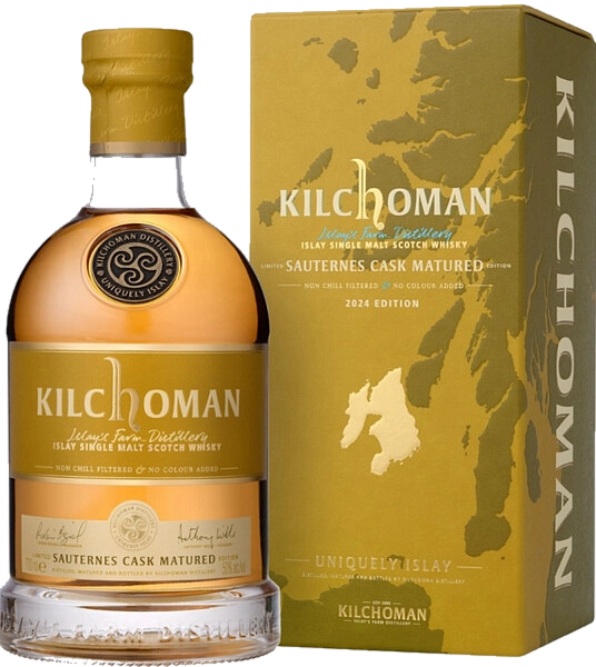 Kilchoman Sauternes Cask Matured Single Malt Scotch Whisky в подарочной упаковке, 0.7 л в Москве