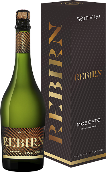 Игристое вино Rebirn Moscato Vina Valdivieso (в подарочной упаковке), 0.75 л в Москве