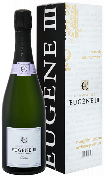 Eugene III Tradition Brut Champagne АOC Coopérative Vinicole de la Région de Baroville (Подарочная упаковка), 0.75 л в Москве