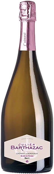 Julien Barthazac Cremant de Bordeaux AOC Rose de Noirs Brut Bordeaux Families, 0.75 л в Москве