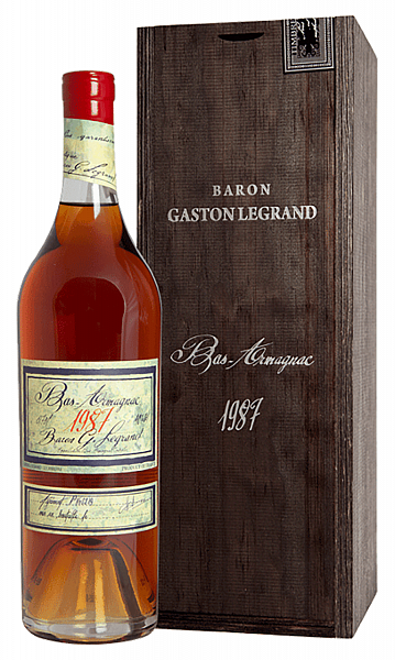 Baron Gaston Legrand 1987 Bas Armagnac (Подарочная упаковка), 0.7 л в Москве