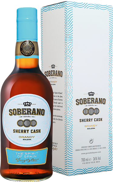 Soberano Solera Gonzalez Byass (Подарочная упаковка), 0.7 л в Москве