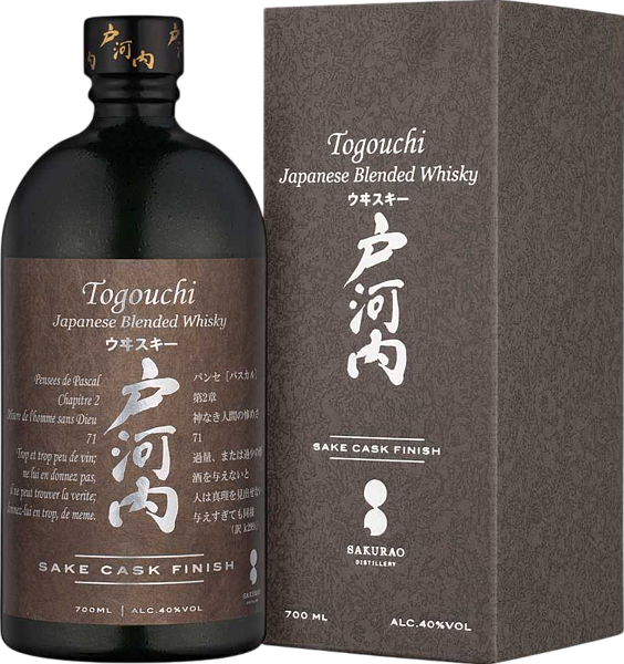 Togouchi Sake Cask Finish Blended Japanese Whisky (Подарочная упаковка), 0.7 л в Москве