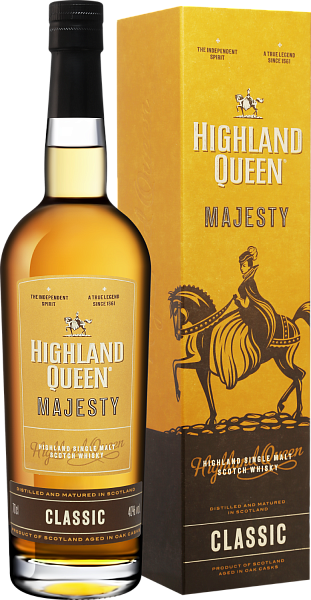 Highland Queen Majesty Classic Single Malt Scotch Whisky (Подарочная упаковка), 0.7 л в Москве
