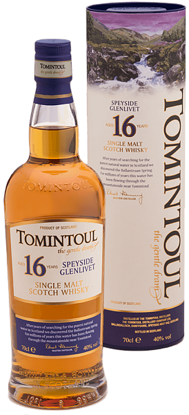 Tomintoul Speyside Glenlivet Single Malt Scotch Whisky 16 YO (Подарочная упаковка), 0.7 л в Москве