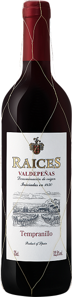 Raices Tempranillo Valdepenas DO Bodegas Fernardo Castro, 0.75 л в Москве