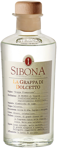Sibona La Grappa di Dolcetto, 0.5 л в Москве