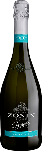 Zonin Cuvee 1821 Prosecco DOC Brut, 0.75 л в Москве