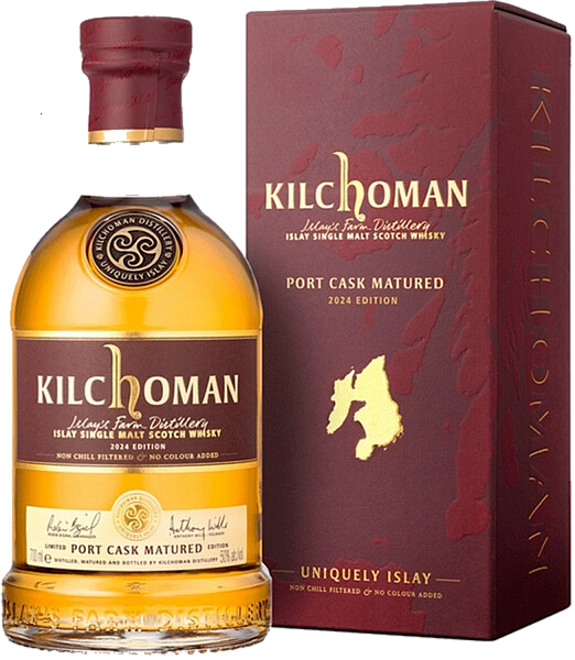 Kilchoman Port Cask Matured Single Malt Scotch Whisky в подарочной упаковке, 0.7 л в Москве