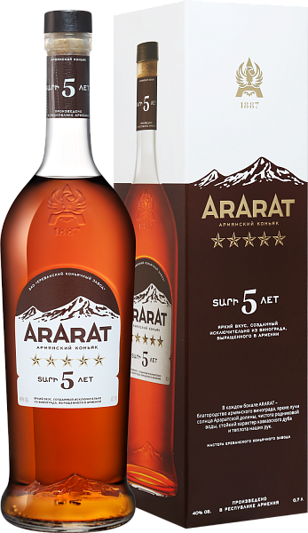 ARARAT 5 y.o. (Подарочная упаковка), 0.7 л в Москве