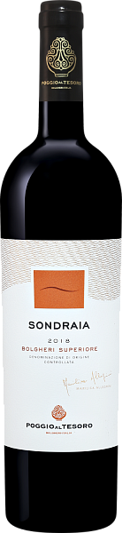 Sondraia Bolgheri Superiore DOC Poggio Al Tesoro, 0.75 л в Москве