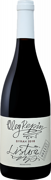 Вино Listva Syrah Sevastopol Oleg Repin, 0.75 л в Москве