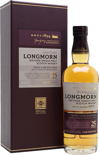 Longmorn Single Malt Scotch Whisky 25 Y.O. (Подарочная упаковка), 0.7 л в Москве
