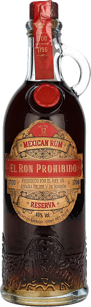 El Ron Prohibido Reserva Mexican Rum 12 YO, 0.7 л в Москве
