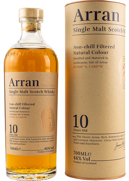 Arran Single Malt Scotch Whisky 10 y.o. (Подарочная упаковка), 0.7 л в Москве
