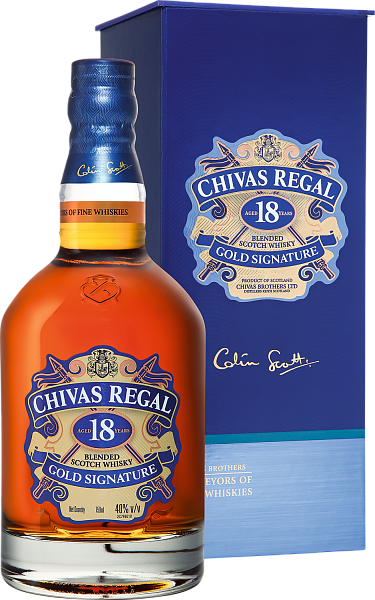 Chivas Regal 18 y.o. Blended Scotch Whisky (Подарочная упаковка), 0.75 л в Москве