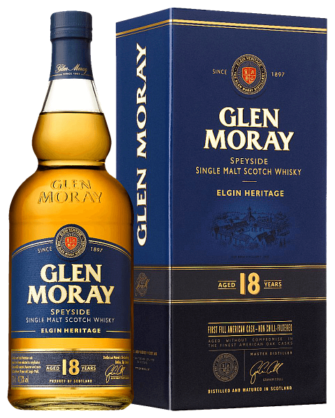 Glen Moray Elgin Heritage 18 Y.O. Single Malt Scotch Whisky (Подарочная упаковка), 0.7 л в Москве