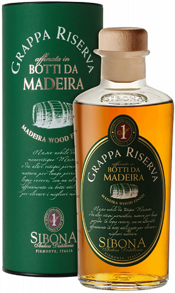 Sibona Grappa Riserva Madeira Wood Finish (Подарочная упаковка), 0.5 л в Москве