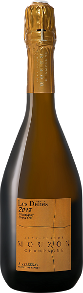 Игристое вино Jean-Claude Mouzon Les Delies Chardonnay Verzenay Grand Cru Champagne AOC Zero Dosage, 0.75 л в Москве
