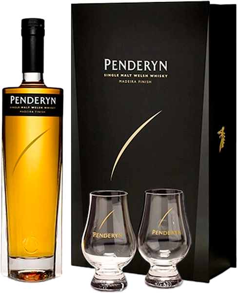 Penderyn Madeira Finish Single Malt Welsh Whisky (gift box with 2 glasses), 0.7 л в Москве