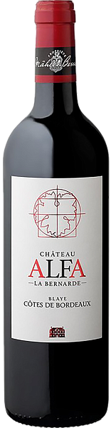Chateau Alfa la Bernarde Blaye-Cotes de Bordeaux AOC, 0.75 л в Москве
