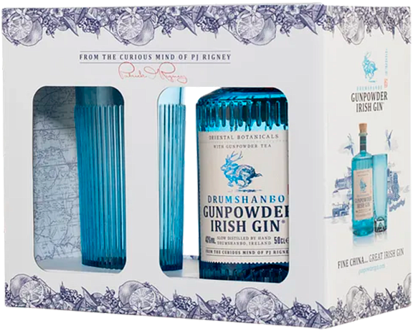Drumshanbo Gunpowder Irish Gin (gift box with a glass), 0.5 л в Москве