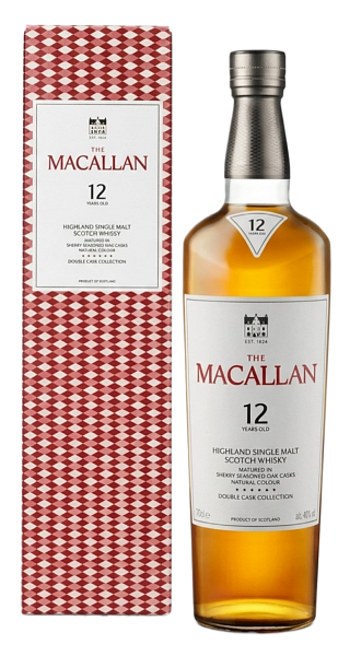 Macallan Double Cask 12 y.o. Highland single malt scotch whisky (Подарочная упаковка), 0.7 л в Москве